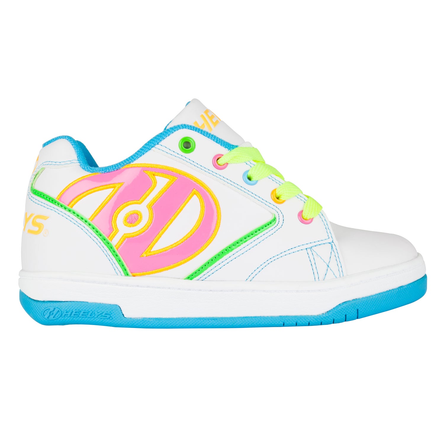Heelys Girls Propel 2.0 White Neon Multi Heelys UK EU